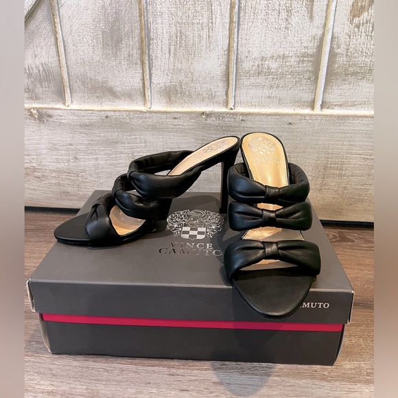 Vince Camuto Women's Thendie‎ Slide Sandal Heeled size 8 NIB - Picture 1 of 6